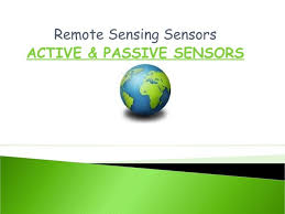 Training course on Passive and Active Remote Sensing Principles